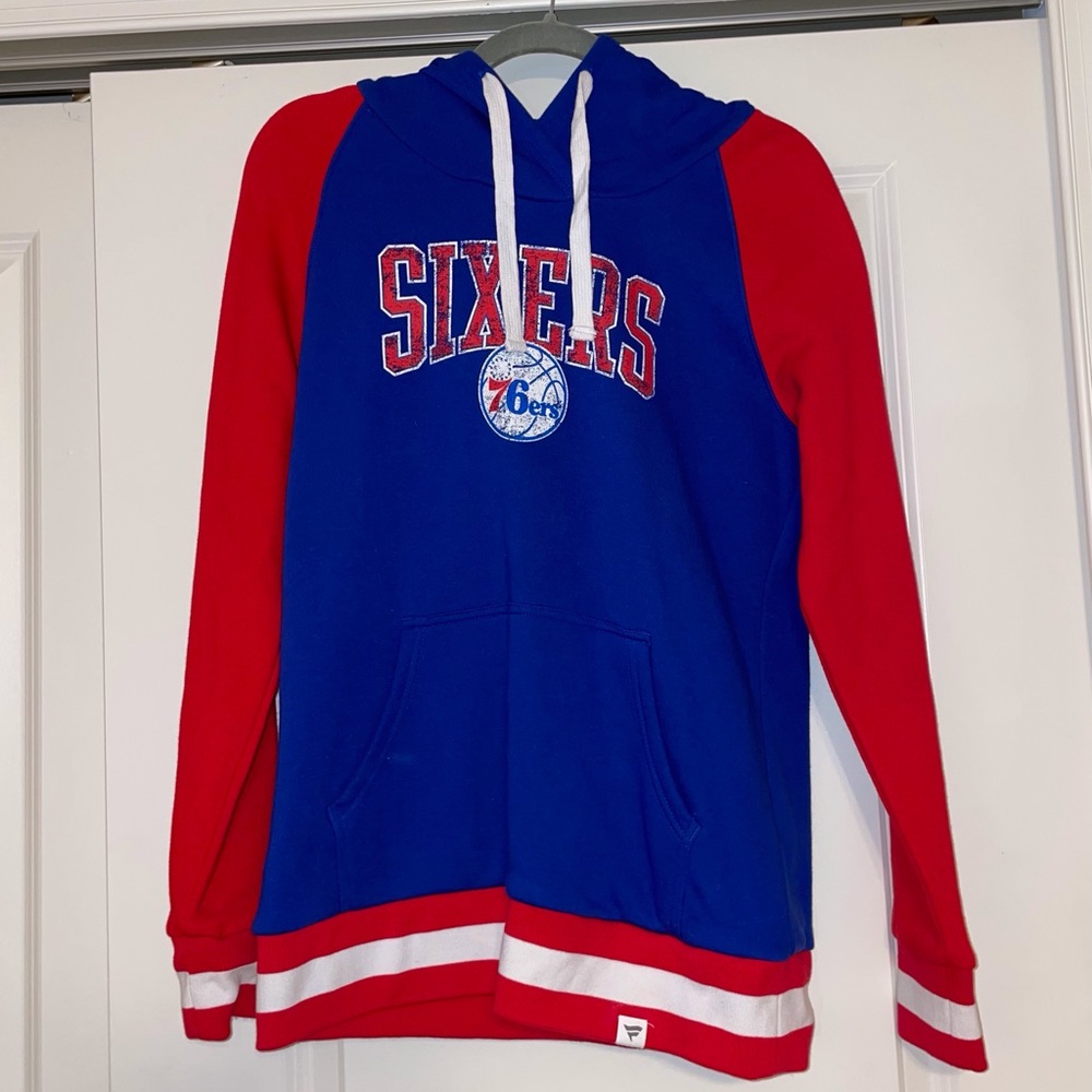 Philadelphia 76ers Sixers Vintage Hoodie - Medium